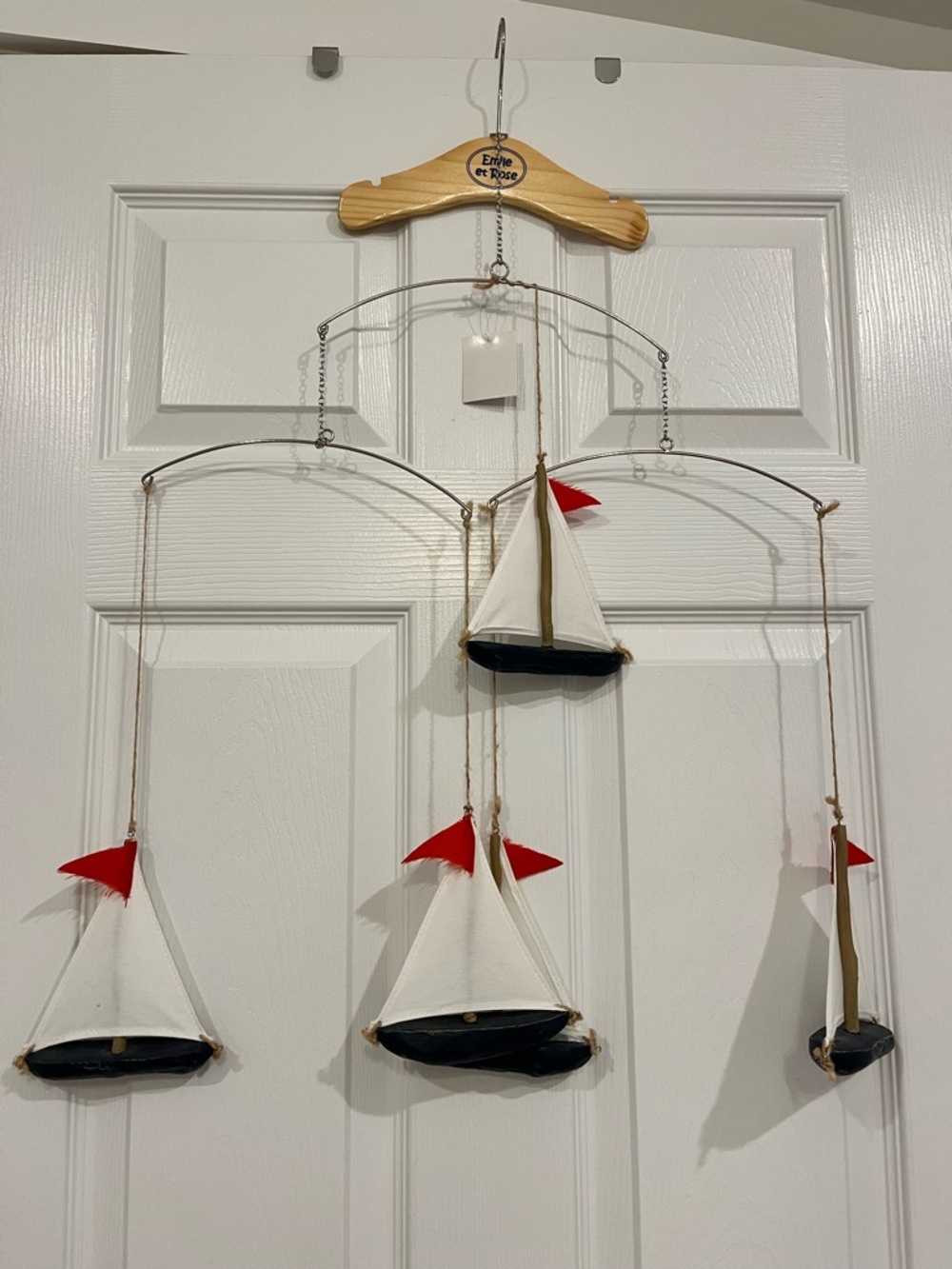 Pottery Barn Kids Nautical Hanging Sailboat Mobile- NWT